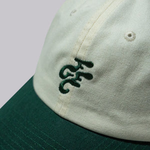 Fried Egg Golf Club & American Needle Two Tone Dad Hat - Ivory/Green