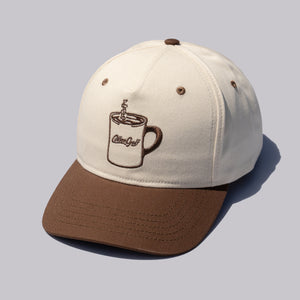 The Shotgun Start Coffee Golf & Sandlot Goods Cotton Twill Hat - Natural/Acorn