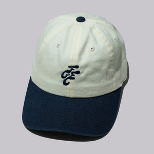 Fried Egg Golf Club & American Needle Two Tone Dad Hat - Ivory/Navy