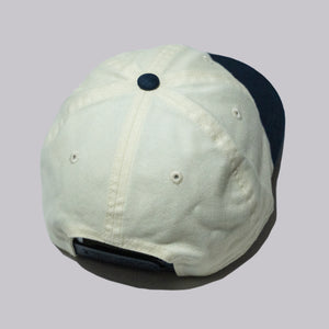 Fried Egg Golf Club & American Needle Two Tone Dad Hat - Ivory/Navy