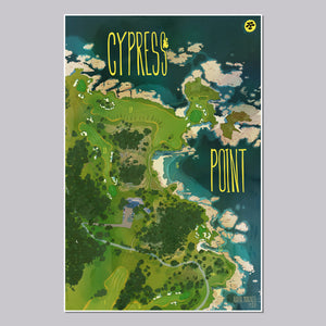 Cypress Point Closing Holes Poster
