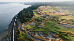 Chambers Bay - High Aerial and Railway