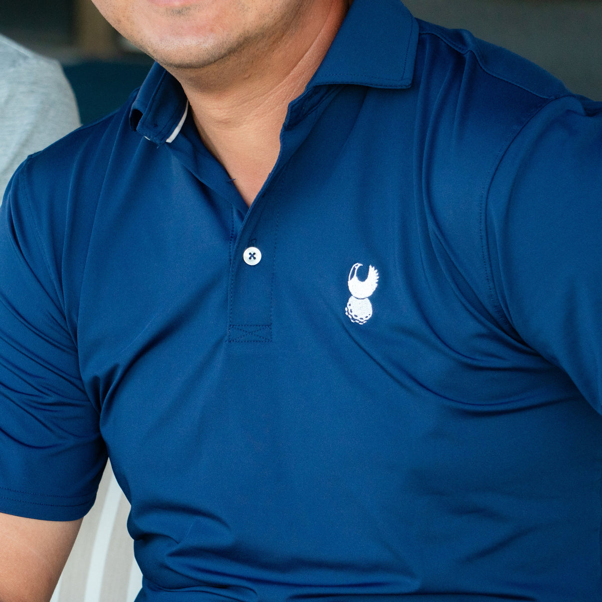 Fried Egg Golf Club and Holderness & Bourne Anderson Polo - Navy