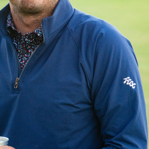 Fried Egg Golf Club and Holderness & Bourne Westland Quarter Zip - Navy