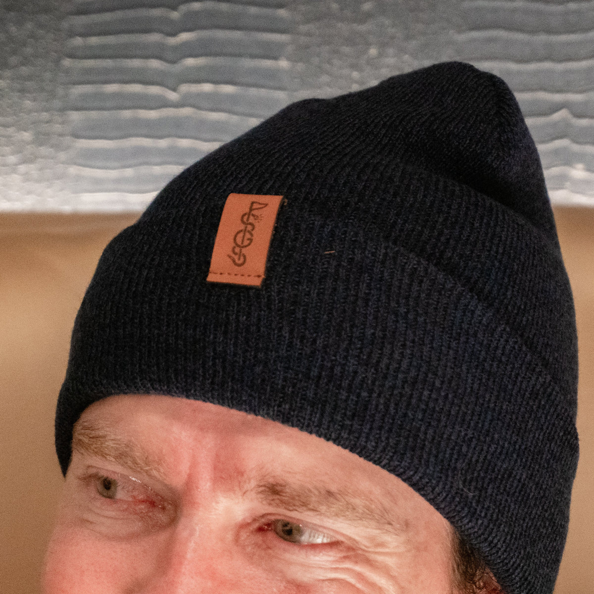 The Shotgun Start & Richardson Beanie - Heather Navy