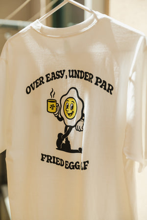Fried Egg Golf "Over Easy" Short Sleeve T-Shirt - Ivory