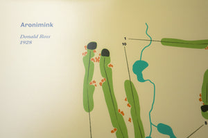 Aronimink Routing Map Poster