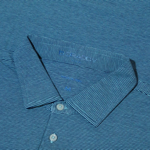 Fried Egg Golf & B. Draddy Vin Pocket Polo - Ocean
