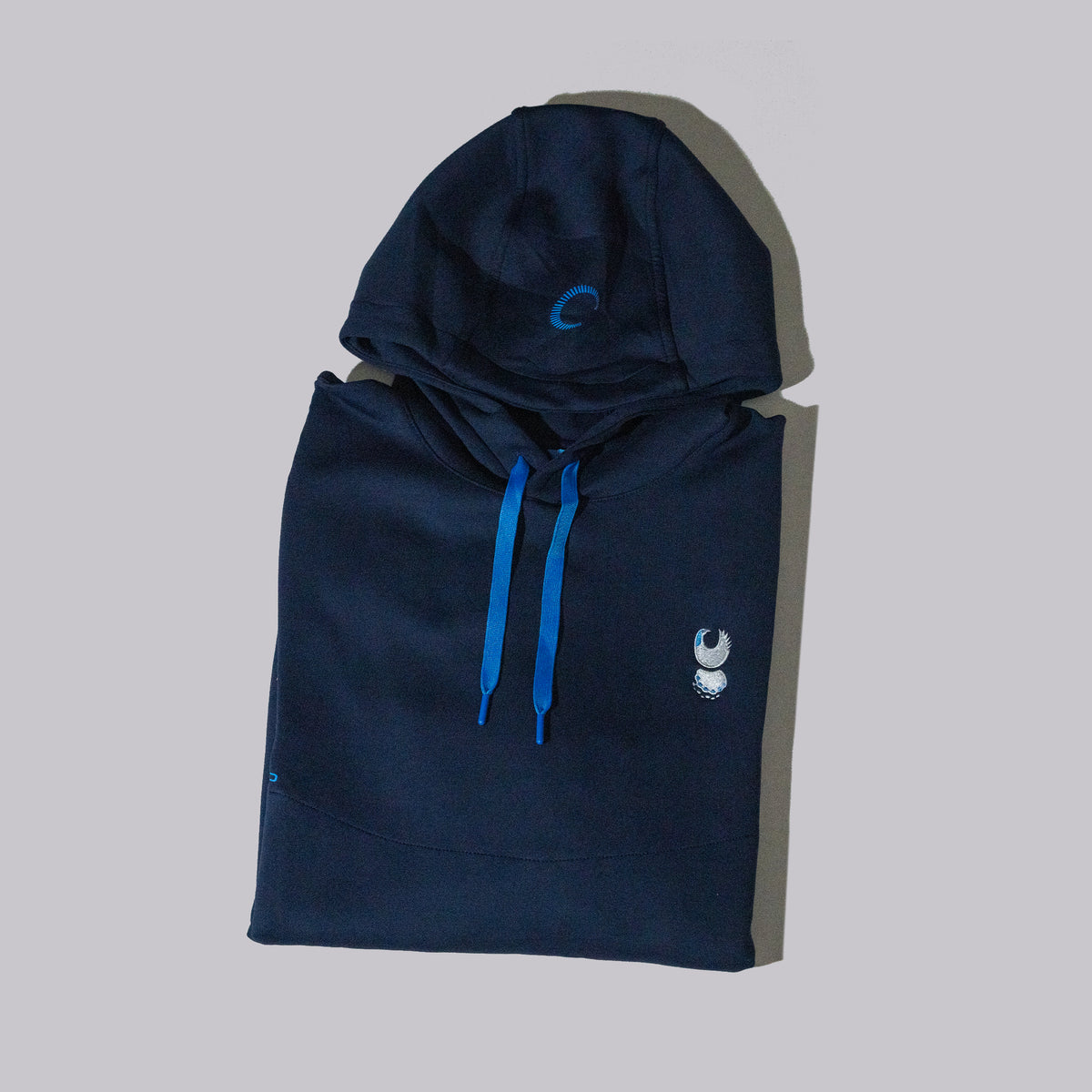 Fried Egg Golf Club & Zero Restriction TKO Hoodie - Navy/Dodger Blue