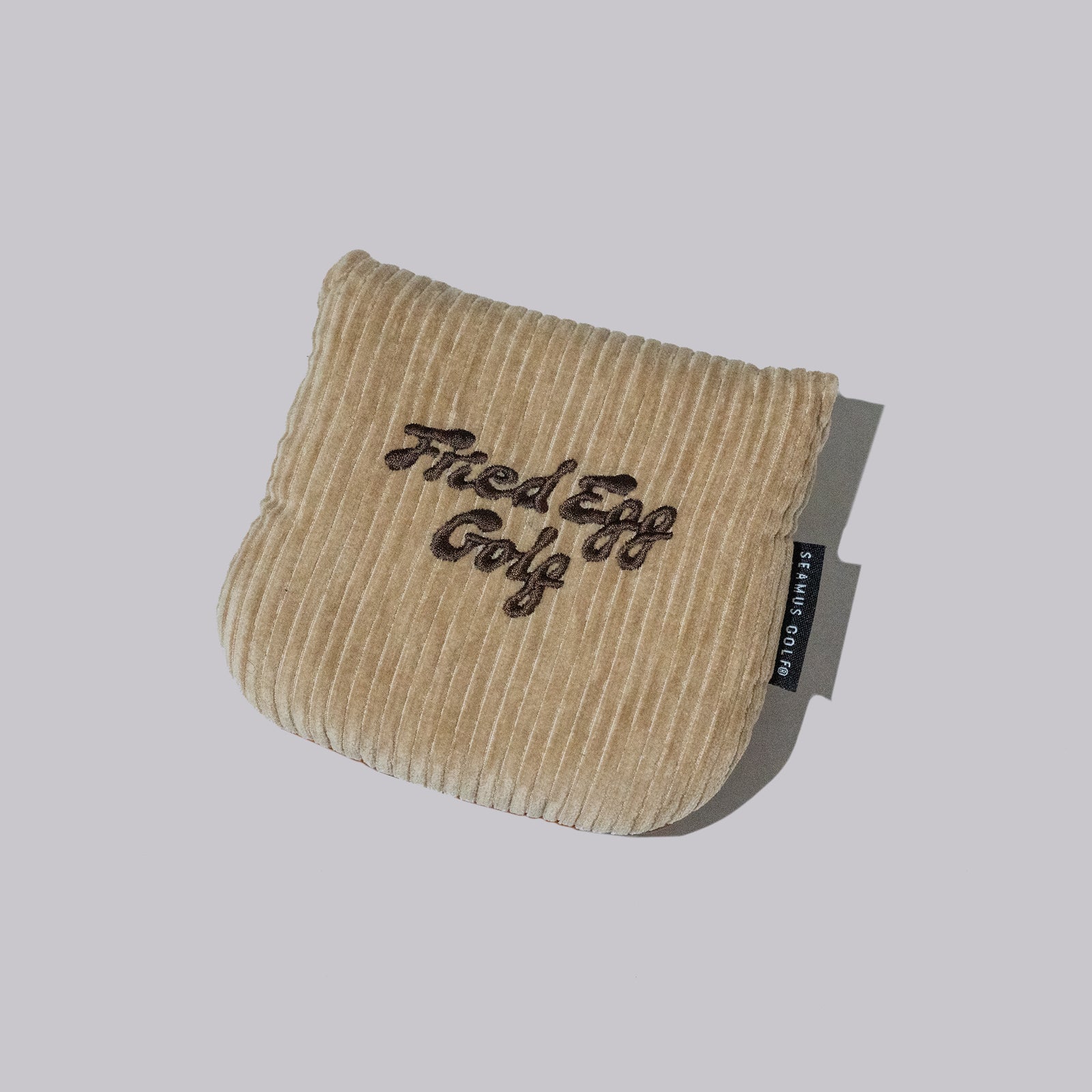Fried Egg Golf & Seamus Corduroy Putter Cover - Center Shaft