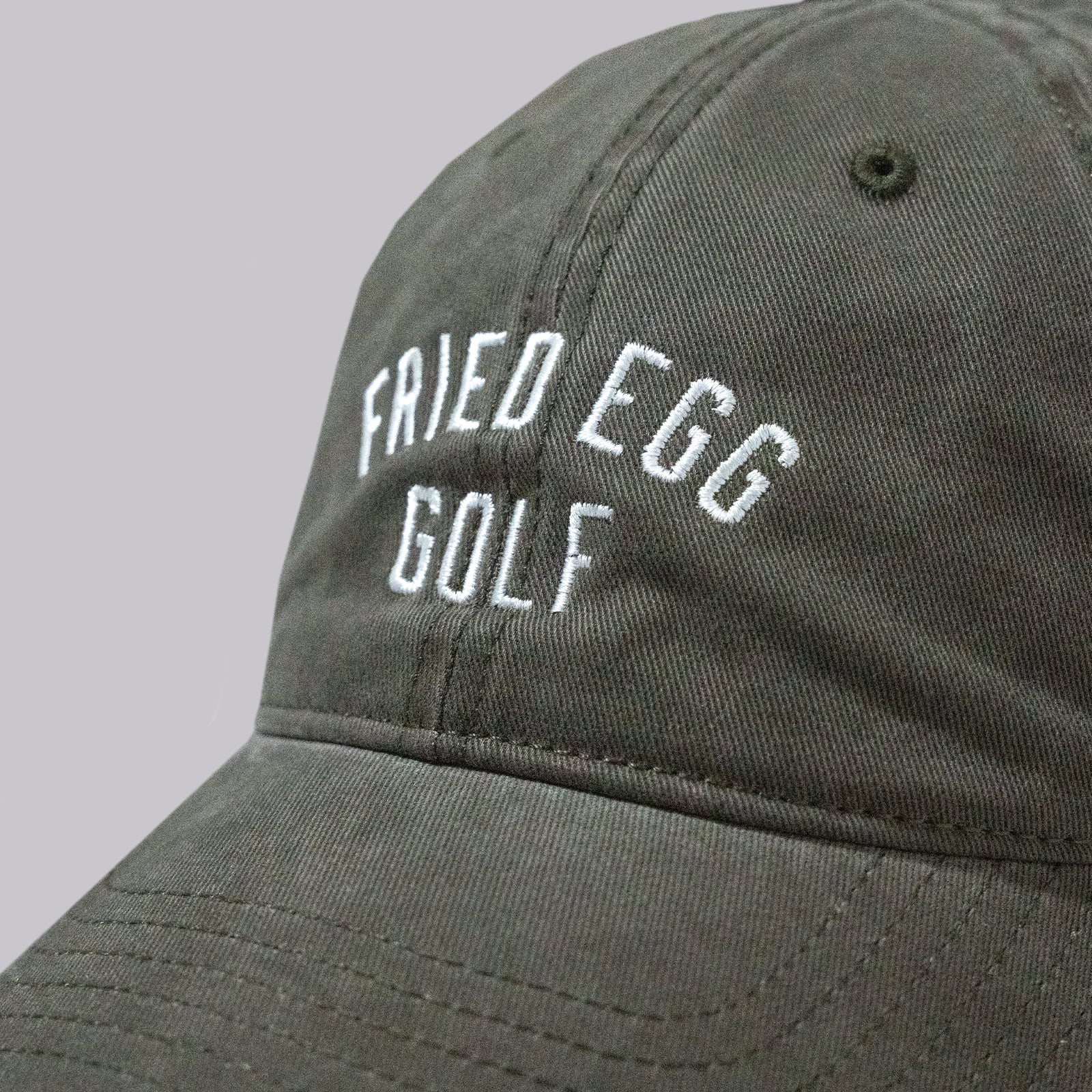 Fried Egg Golf & Richardson Cotton Hat - Army