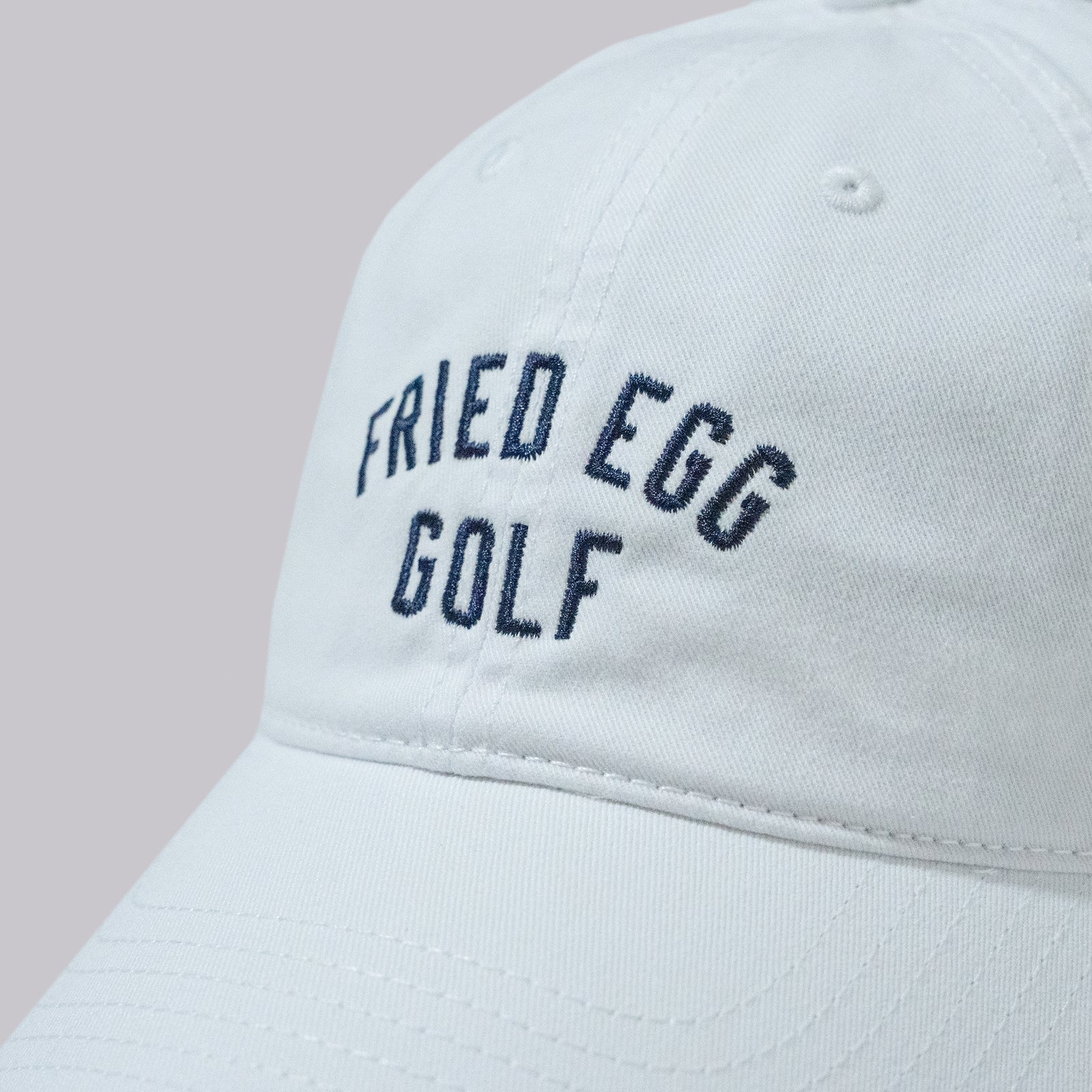 Fried Egg Golf & Richardson Cotton Hat - White