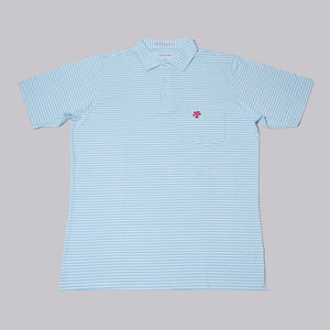 Fried Egg Golf & B. Draddy Tommy Polo - White/Batik