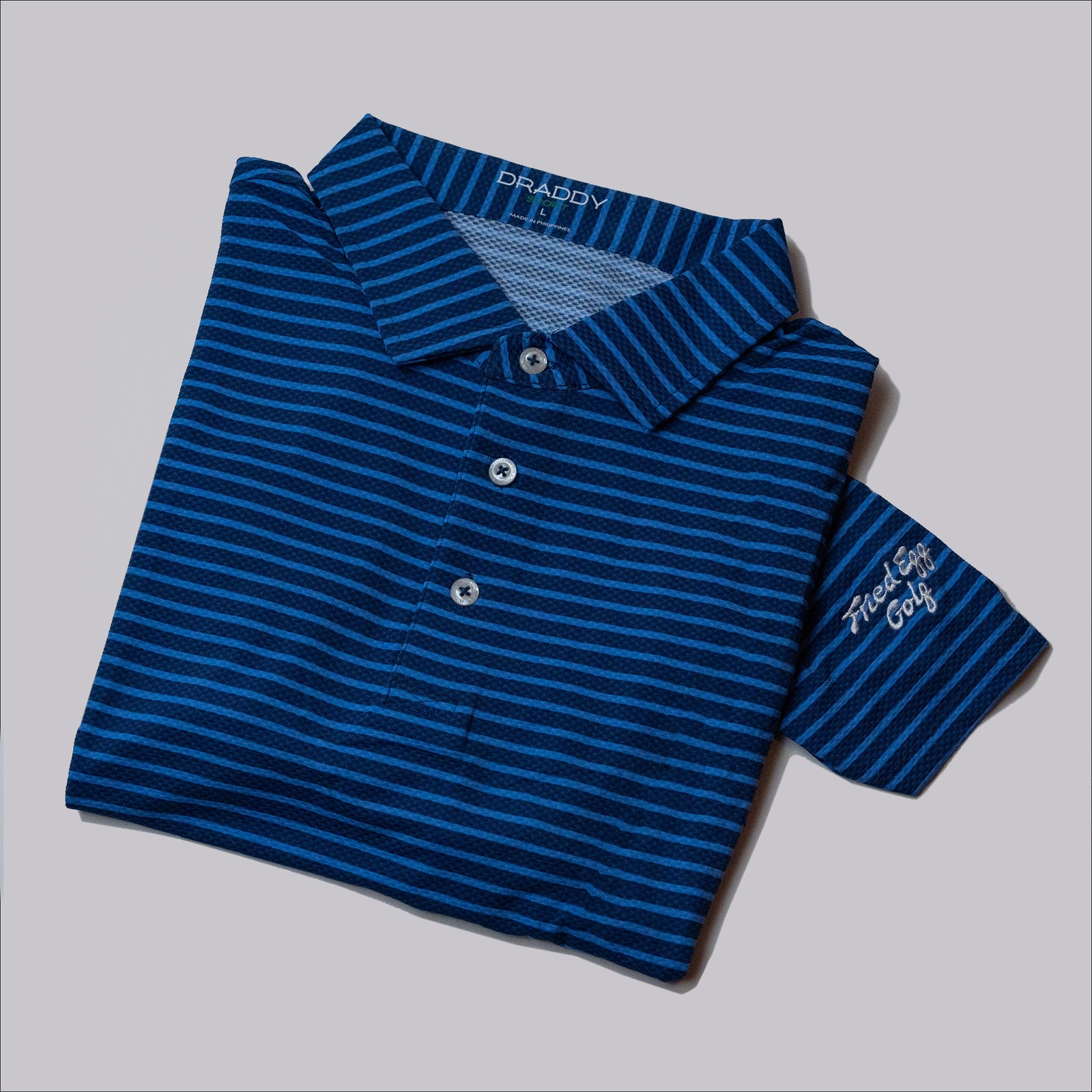 Fried Egg Golf & Draddy Sport Cool T-Bone Polo - Regal