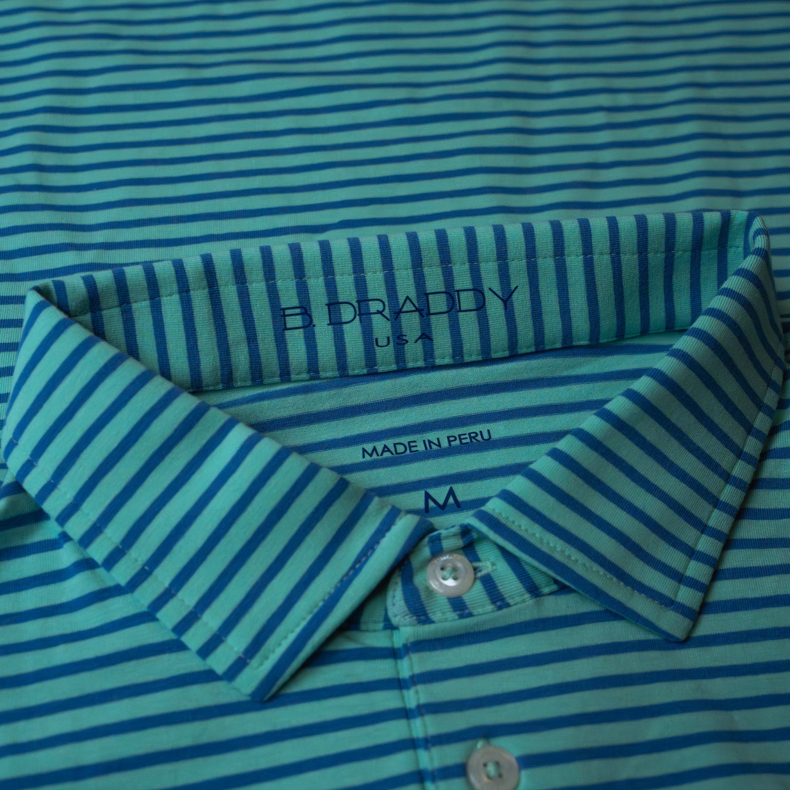 Fried Egg Golf & B. Draddy Tommy Polo - Seaglass/Indigo