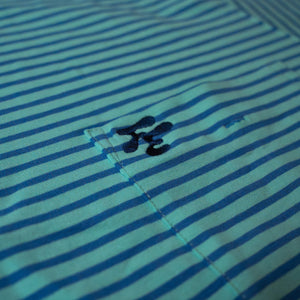 Fried Egg Golf & B. Draddy Tommy Polo - Seaglass/Indigo