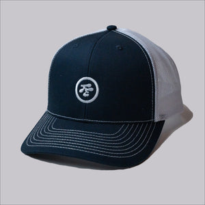 Fried Egg Golf & Richardson Mesh Hat - White/Navy