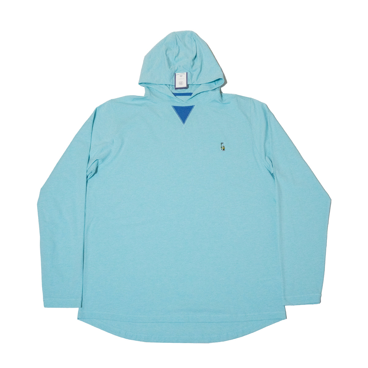 The Shotgun Start Gnome & B. Draddy Willie Hoodie - Ocean Heather