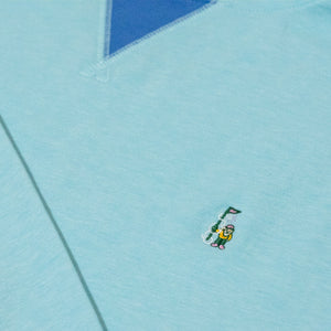 The Shotgun Start Gnome & B. Draddy Willie Hoodie - Ocean Heather