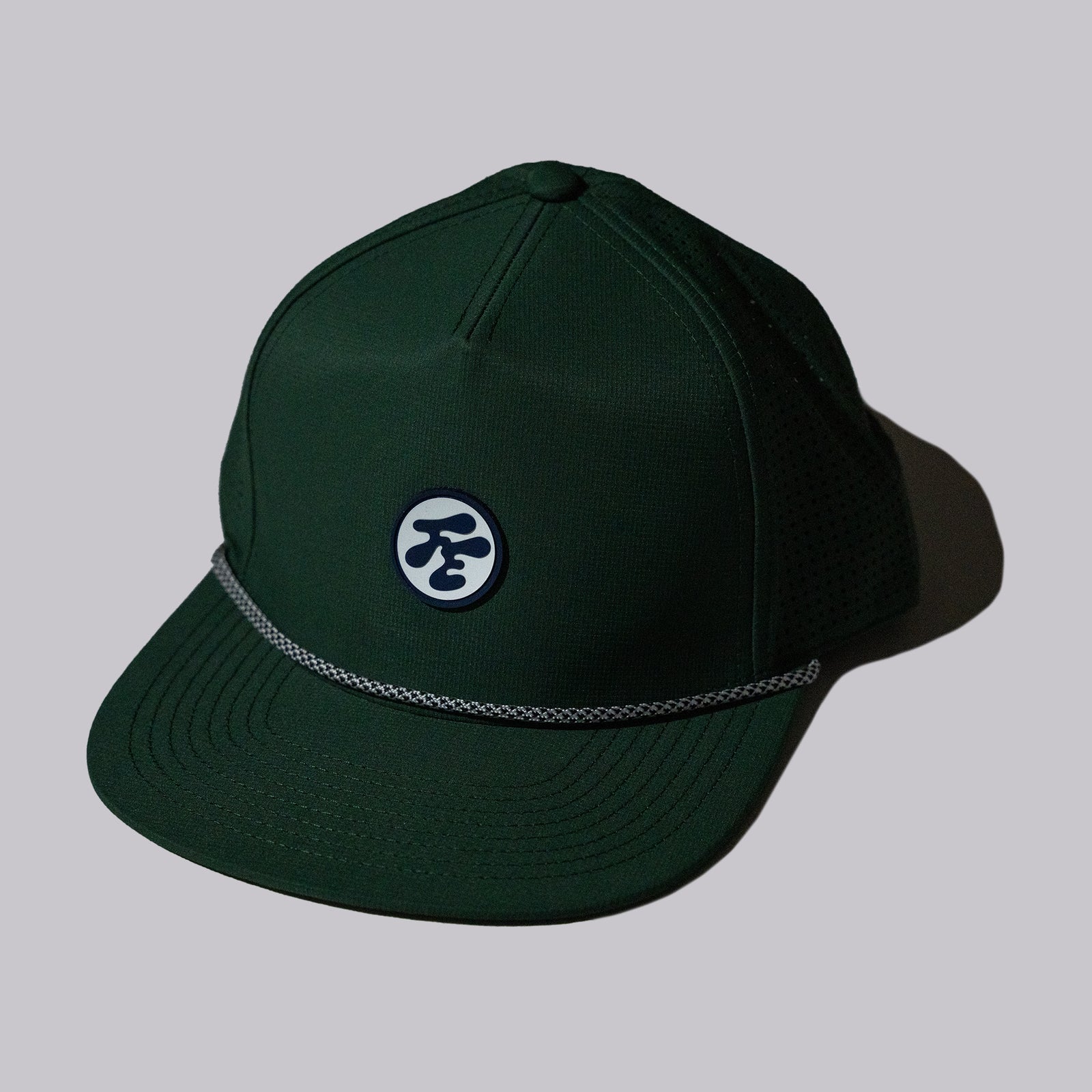 Fried Egg Golf & American Needle Tech Rope Hat - Dark Green
