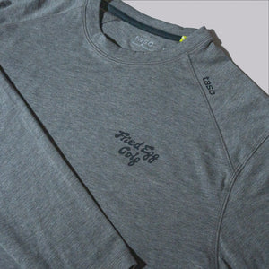 Fried Egg Golf & tasc Long Sleeve Fitness T-Shirt - Gray Heather