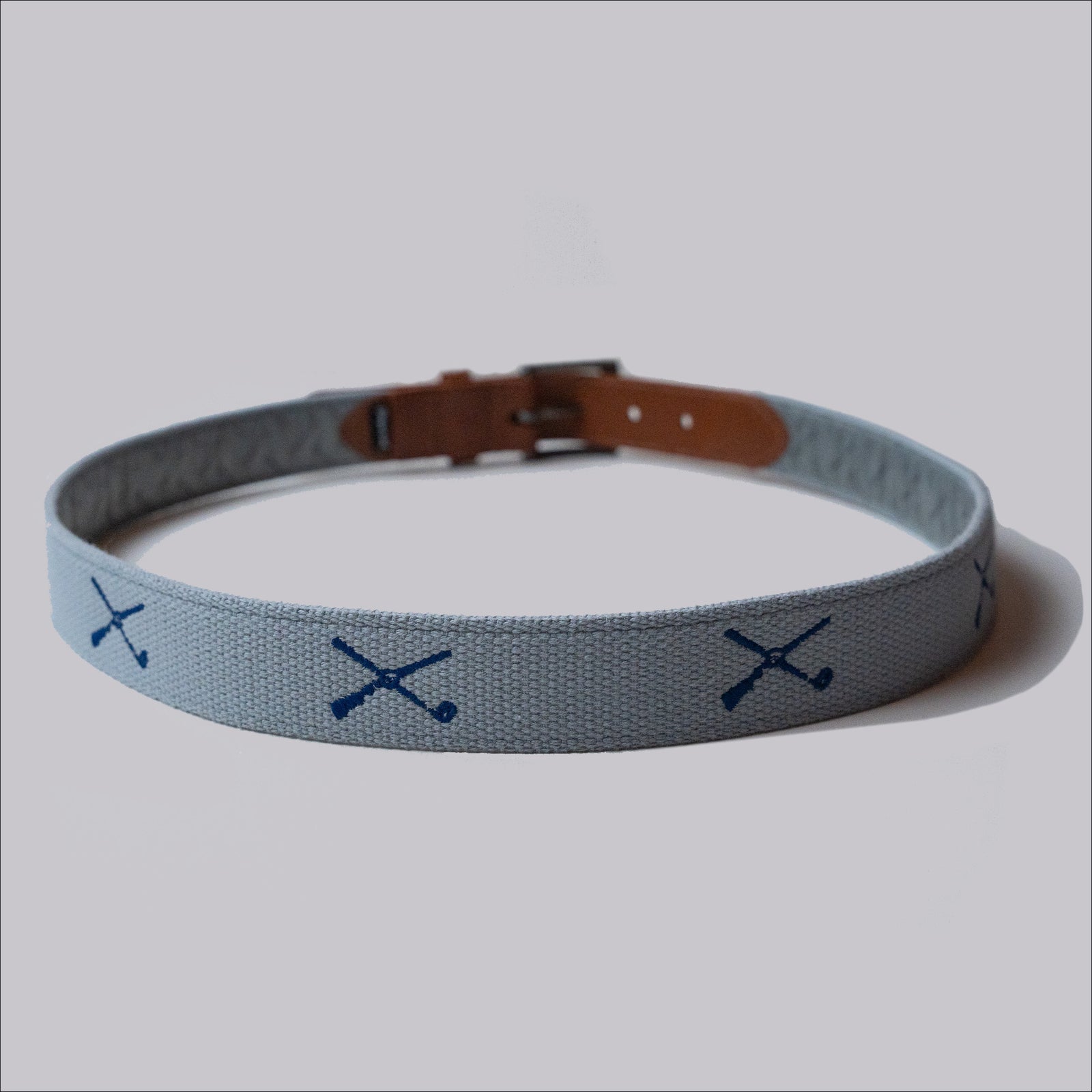 The Shotgun Start Embroidered Belt - Fog