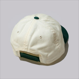 Fried Egg Golf & American Needle Two Tone Dad Hat - Ivory/Dark Green