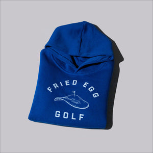 Fried Egg Golf Bag Toddler Hoodie - Royal