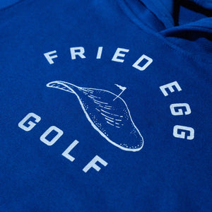 Fried Egg Golf Bag Toddler Hoodie - Royal