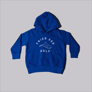 Fried Egg Golf Bag Toddler Hoodie - Royal