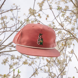 The Shotgun Start Gnome & Richardson Rope Hat - Dusty Red