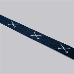 The Shotgun Start Embroidered Belt - Navy