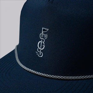 The Shotgun Start & American Needle Tech Rope Hat - Navy