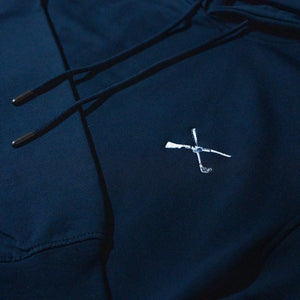 The Shotgun Start & Imperial Cypress Hooded Sweatshirt - Navy