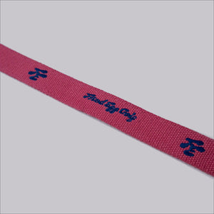 Fried Egg Golf Embroidered Belt - Nantucket Red