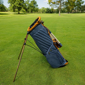 Fried Egg Golf Club & Shapland Rye Golf Bag 4.0 - Heathered Blue