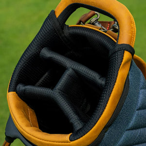Fried Egg Golf Club & Shapland Rye Golf Bag 4.0 - Heathered Blue