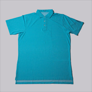 The Shotgun Start & Draddy Sport Cool T-Bone Polo - Biscayne