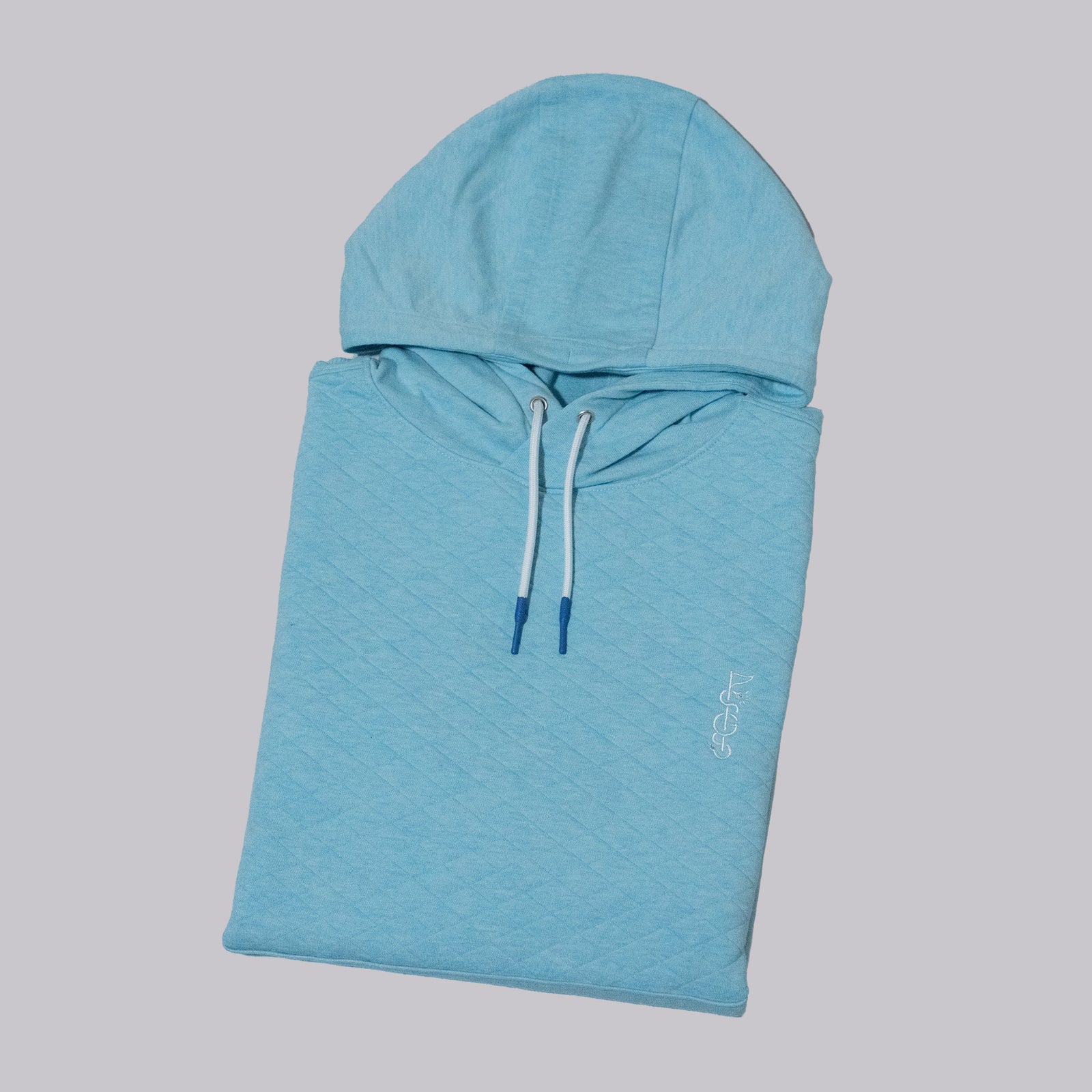 The Shotgun Start & B. Draddy Andy Hoodie - Ocean Heather