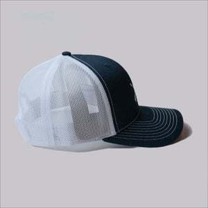 The Shotgun Start & Richardson Mesh Hat - White/Navy