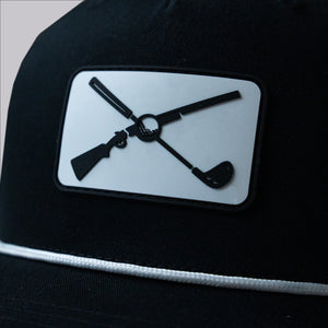 The Shotgun Start & Richardson Mesh Rope Hat - Black