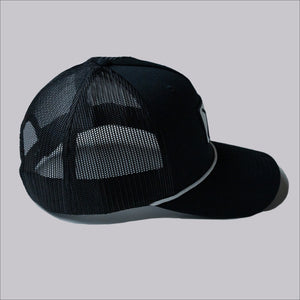 The Shotgun Start & Richardson Mesh Rope Hat - Black