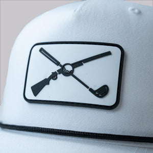 The Shotgun Start & Richardson Mesh Rope Hat - White