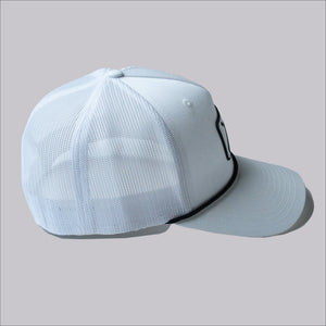 The Shotgun Start & Richardson Mesh Rope Hat - White