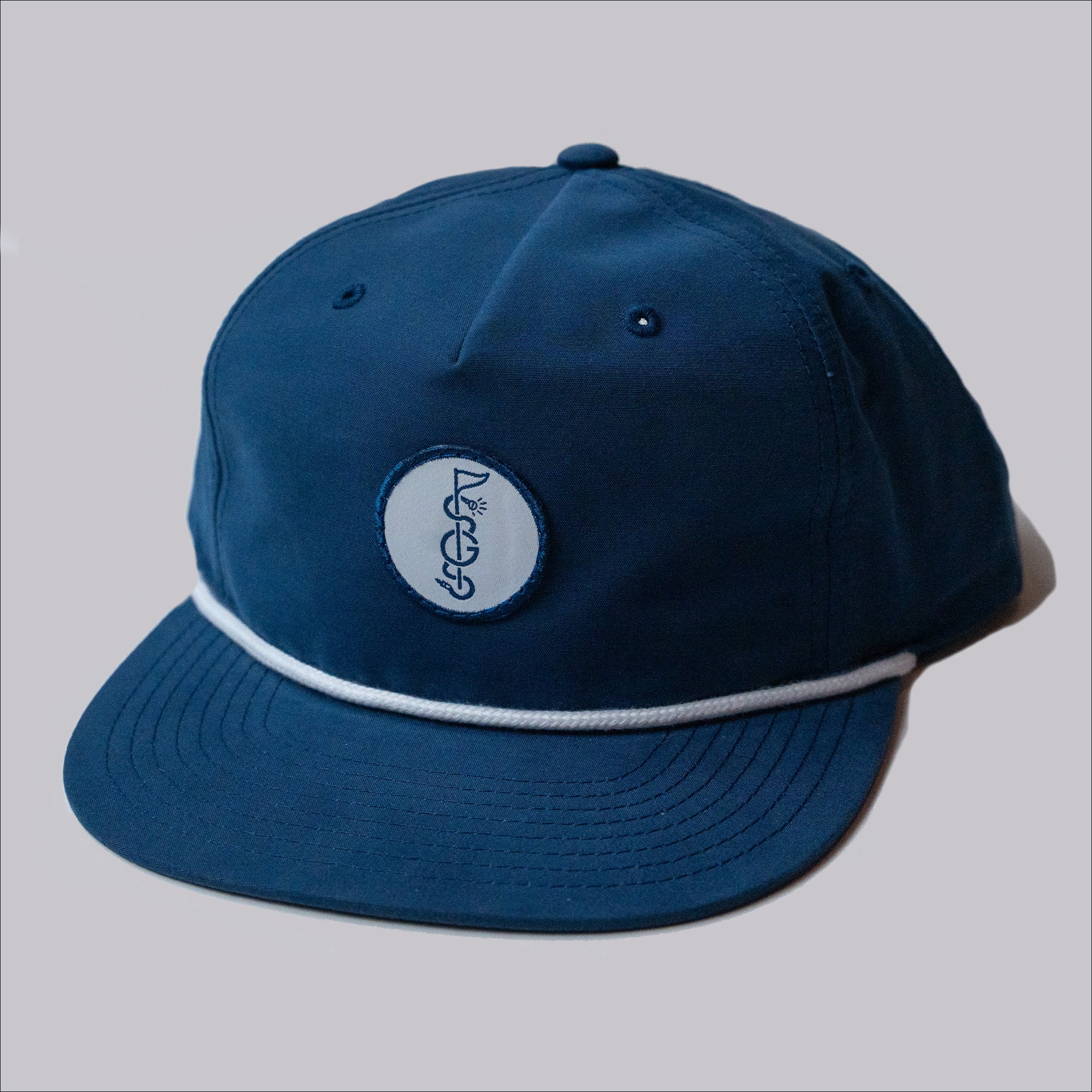 The Shotgun Start & Richardson Rope Hat - Navy/White