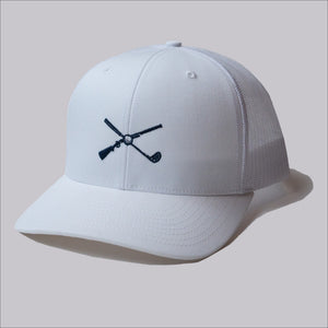 The Shotgun Start & Richardson Mesh Hat - White