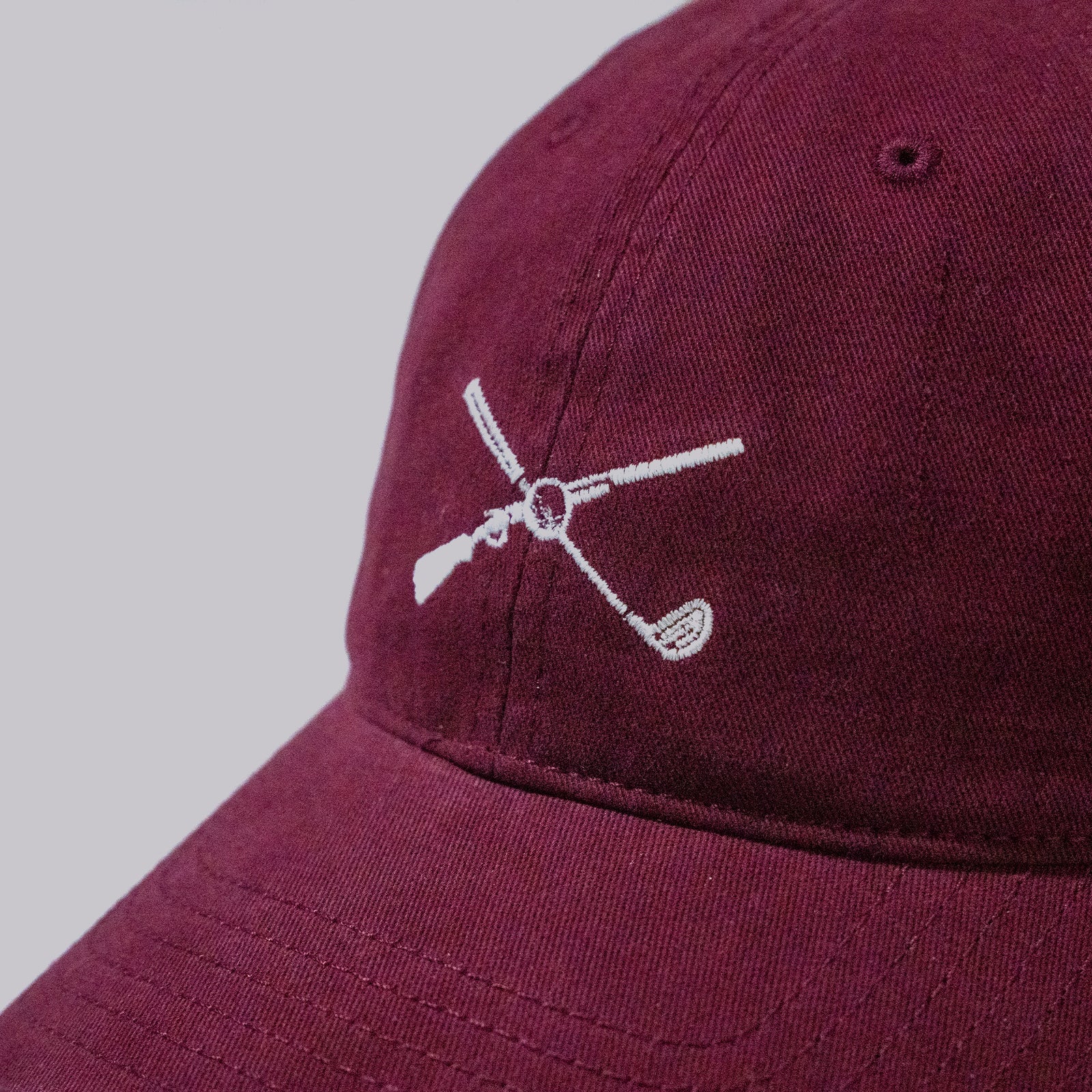 The Shotgun Start & Richardson Cotton Hat - Maroon