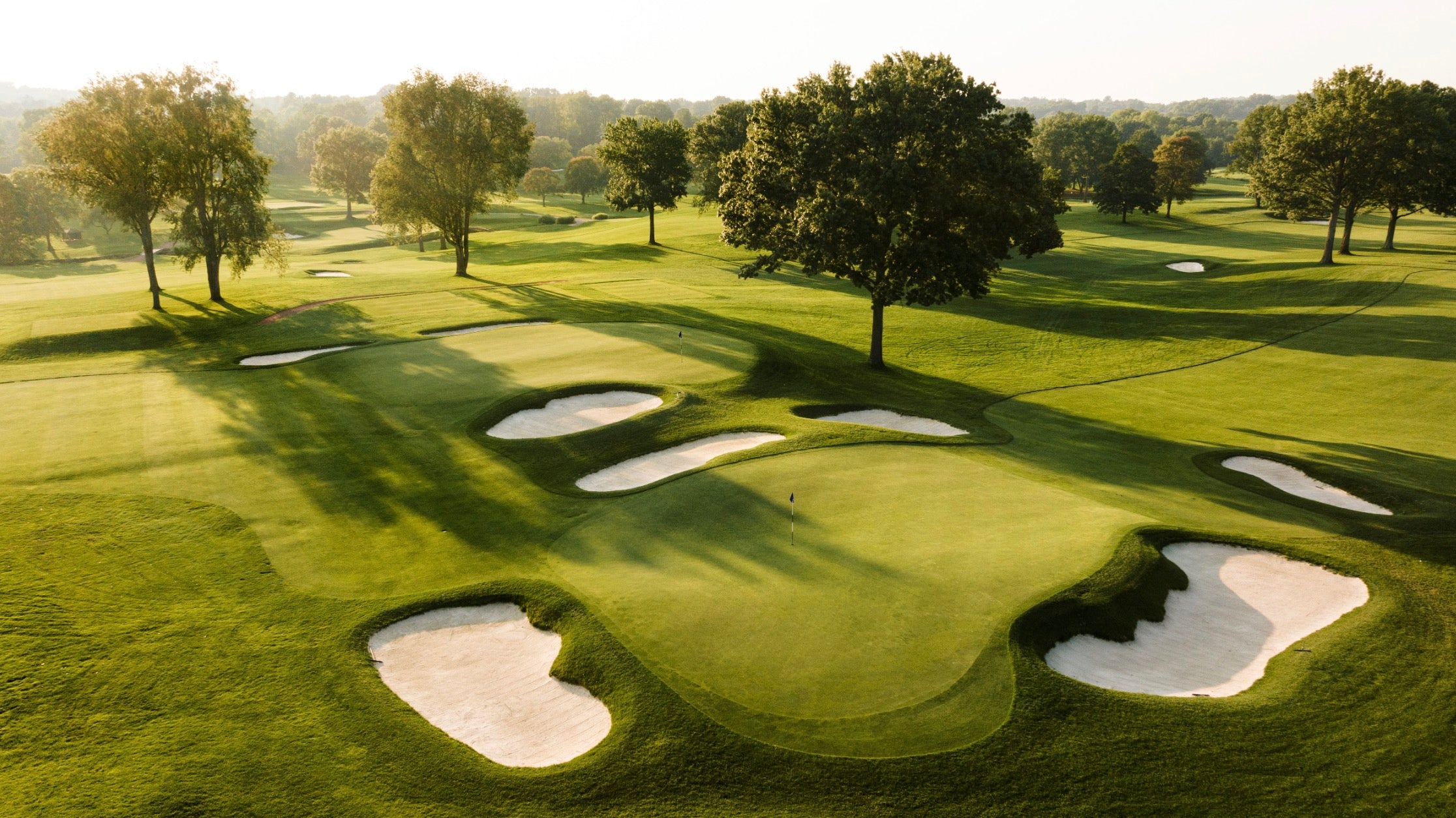 Brookside Country Club (Canton) - Nos. 1 & 8 Greens - Fried Egg Golf