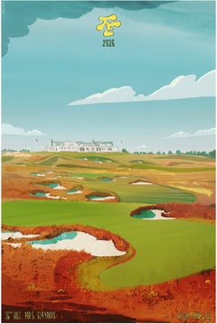 Shinnecock Hills No. 16 Poster - Fried Egg Golf