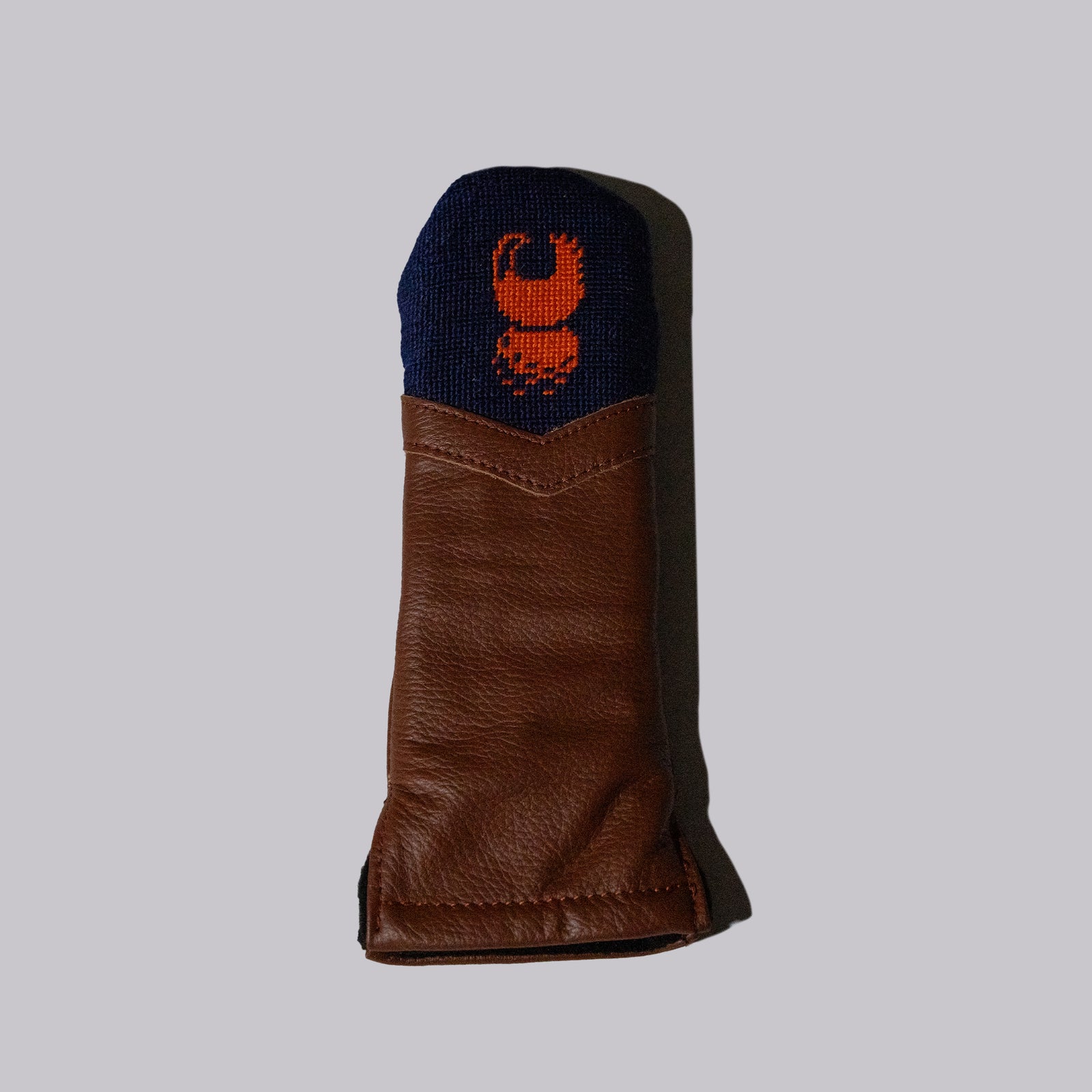 Fried Egg Golf Club and Smathers & Branson Needlepoint Headcover - Hybrid